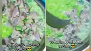 Peruano se vuelve viral al mostrar su ceviche casero y pide que no se burlen: "Está con zuko"