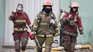 Sindicato de la Intendencia Nacional de Bomberos realiza plantón en Lima y provincias: exigen pago de CTS y vehículos con documentos en regla