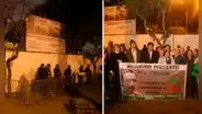 Vecinos de Miraflores rechazan construcción de módulo de seguridad en parque Leoncio Prado: "Parque sí, cemento no"