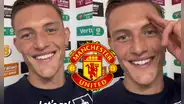 Oliver Sonne se llena de confianza tras su gol y 'advierte' al Manchester United: "Podemos ser muy difíciles"
