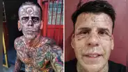 Su cuerpo estaba cubierto de tatuajes y ahora luce irreconocible tras someterse a una cirugía láser para quitárselos: conoce la historia de Leandro de Souza