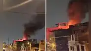 Fuerte incendio afecta vivienda en el Rímac: 10 unidades de bomberos atienden el siniestro