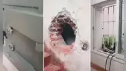 Delincuentes perforaron un banco en Argentina, lograron ingresar y desconectaron las cámaras, pero encontraron la caja fuerte vacía