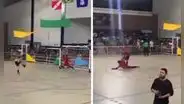 Arquero de futsal murió tras atajar penal en torneo amateur de Brasil: celebró y se desplomó en la cancha