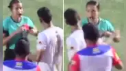 Jugador agrede a árbitra luego de que lo sancionara con tarjeta roja en partido de torneo de Colombia: futbolista negó agresión pese a video