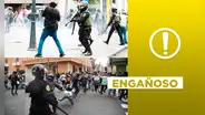 Estas fotografías no corresponden a las protestas contra la reforma de la AFP del 13 de septiembre de 2025