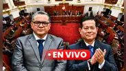 Eduardo Arana y Juan Santiváñez: ministros respondieron en el Congreso por audios de presunto tráfico de influencias