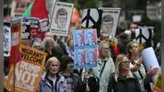 Reino Unido: miles de personas protestaron en las calles de Londres por visita de Donald Trump