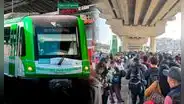Línea 1 del Metro de Lima sugiere tomar otros medios de transporte por fallas técnicas persistentes