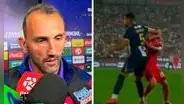 Hernán Barcos expresó su duro pesar tras expulsión de Carlos Zambrano en el 0-0 de Alianza Lima ante la U. de Chile: "Nos duele"