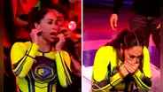 Melissa Loza rompe en llanto y casi vomita en vivo tras impactante reto con serpiente en ‘Esto es Guerra’: “Me voy a ahogar”