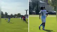 Joao Grimaldo sigue 'endiablado' en Letonia: delantero peruano marcó golazo y encaminó el triunfo 3-2 de Riga FC