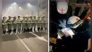 Ocho heridos en la segunda marcha de la Generación Z: brigadista fue víctima de perdigón