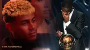 La reacción de Lamine Yamal tras la ovación que recibió Ousmane Dembélé al ganar el Balón de Oro 2025