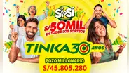 Estos fueron los números de La Tinka que hicieron millonario a peruano con más de 45 millones de soles