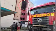 Incendio en condominio de Chiclayo deja un niño con quemaduras