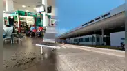 Baldosas del techo se desprenden en el Aeropuerto Internacional Francisco Secada Vignetta de Iquitos