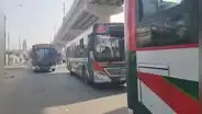 Transportistas de empresa Santa Catalina bloquearon zona de acceso a San Juan de Lurigancho tras último atentado