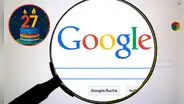 Google celebra su aniversario 27 con un Doodle vintage y presenta su innovador botón de búsqueda impulsado por IA