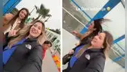 Ciudadanas chilenas intentan reto del Puente de los Suspiros pero se confunden con Puente de la Paz de Miraflores: “Es un poquito largo”