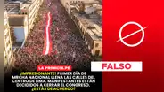 Esta foto no muestra calle de Centro de Lima llena de manifestantes de la 'Generación Z': es de protesta contra Pedro Castillo