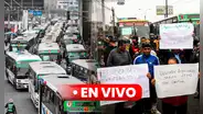 Paro de transporte este 2 de octubre: empresas que participarán, rutas afectadas, suspensión de clases y más noticias de la protesta en Lima y Callao