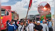 Pescadores bloquean la Panamericana Norte en segundo día de protesta en Lambayeque