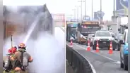 Tráiler cargado con arándanos se incendia en la Panamericana Sur: se reporta tráfico debido al cierre de tres carriles