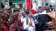 Alcalde de Pataz tras intervención de PNP en su marcha a Lima: "Si me pasa algo, los responsables son Dina Boluarte y Acuña"