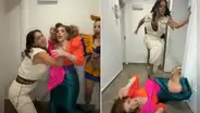 Johanna San Miguel y Katia Palma sorprenden con cómica ‘pelea’ tras reencuentro en América TV: "Se acabó tu reinado"