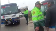 Policía vandaliza bus de la empresa Huáscar durante paro de transportistas y agrede a transportista: “Me denuncian, no tengo miedo”