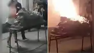 Volcán escolar hecho de pólvora explota en feria de ciencias y deja 10 alumnos heridos en Argentina: video del momento se hace viral