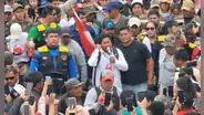 Alcalde de Pataz tras caminar 48 días hasta Lima: "Nada ha cambiado, sacaron un maniquí (Dina Bolaurte)"