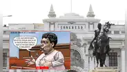 "Ecos del debate de la vacancia": Carlincatura compara las intervenciones de parlamentarios contra Castillo y Boluarte