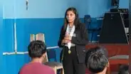 Orientan a alumnos del colegio Manuel Muñoz Najar sobre consecuencias por delitos de violencia