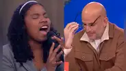 Ricardo Morán se quiebra ante la potente voz de la imitadora de Whitney Houston: “Eres muy conmovedora”