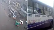Grupo de sujetos vandalizan bus de la Línea ’10 E’ con pasajeros a bordo: chofer huyó por la ventana en VES