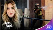 Juliana Oxenford: “¿Así responde la policía ante una manifestación pacífica, atacando a jóvenes inocentes?”