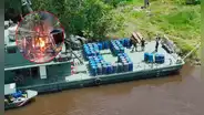 Destruyen 19 dragas usadas en actividades de minería ilegal en la cuenca del río Nanay