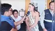 Miss La Libertad vive tenso momento en entrevista con reportero que intentó desprestigiarla: "No sabes nada de cultura general''