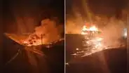 Cisterna choca con camión de carga y explota en la Panamericana Sur: ambos choferes murieron en Arequipa