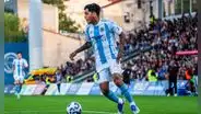 Joao Grimaldo toca el cielo con las manos en Letonia: alzó su primer título en el extranjero y podría jugar la Champions League