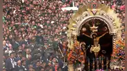 ¿Cuál es la ubicación del Señor de los Milagros EN VIVO? sagrada imagen recibe homenajes en su paso por calles del Callao