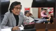 Lucinda Vásquez: captan a asesor de congresista cortándole las uñas de los pies en horario laboral
