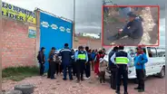 Delincuente se salva de ser linchado tras ser capturado huyendo con una moto robada en Juliaca