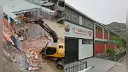 Colegio emblemático es demolido en Puente Piedra y será reconstruido tras 50 años de uso