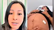 Periodista Kathy Sheen revela que sus gemelas nacerán antes de tiempo tras cirugía para salvarlas y lanza pedido a usuarios