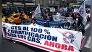 CTS al 100% y gratificación: trabajadores CAS se movilizaron por aprobación final de ley en el Congreso