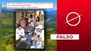 Esta imagen no muestra a Pedro Castillo y Guillermo Bermejo con narcotraficantes del VRAEM: son agricultores