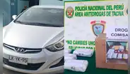 PNP intervino vehículo chileno que llevaba más de seis kilos de droga tras persecución en Tacna: chofer se dio a la fuga